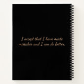 Butterflies Shadow Work Journal Spiral Notebook Notizblock (Rückseite)