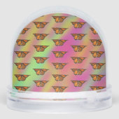 Butterflies Snow Globe Schneekugeln (Rückseite)