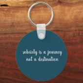 butterflies sobriety symbol acrylic round keychain schlüsselanhänger (Rückseite)