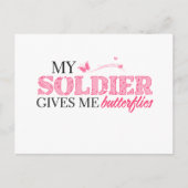 Butterflies Soldier Postkarte (Vorderseite)