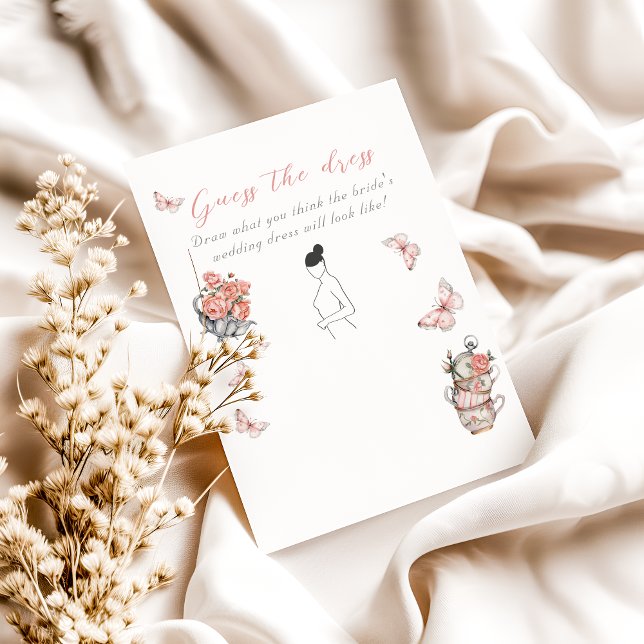 Butterflies Tea Floral Shower Zeichn Guess Game Ca (Von Creator hochgeladen)