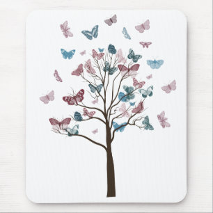 Butterflies Tree Mousepad