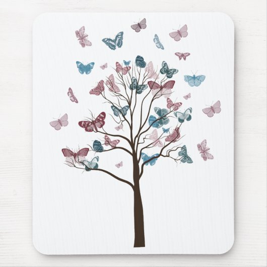 Butterflies Tree Mousepad (Vorne)