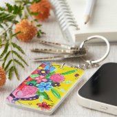 Butterflies und Ladybugs Akryllischer Schlüsselanh Schlüsselanhänger (Vorderseite rechts)