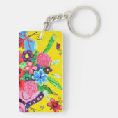 Butterflies und Ladybugs Akryllischer Schlüsselanh Schlüsselanhänger (Rückseite)