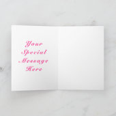 Butterflies Valentintagskarte mit benutzerdefinier Karte (Innenseite)