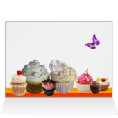 BUTTERFLIES YUMMY CUPCAKES BIRTHDAY PARTY Zickzack (Innenansicht Horizontal (Oben))