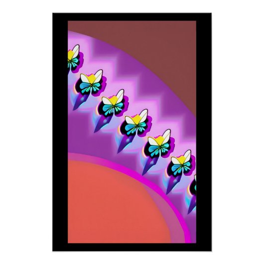 Butterflight - Ken Gage Art Poster (Vorderseite)