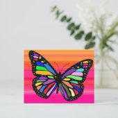Butterfly 1 postkarte (Stehend Vorderseite)