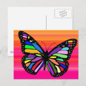 Butterfly 1 postkarte (Vorne/Hinten)