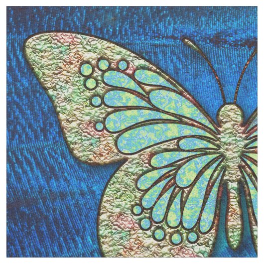 Butterfly 1A Custom Fabric Stoff (Nahaufnahme)