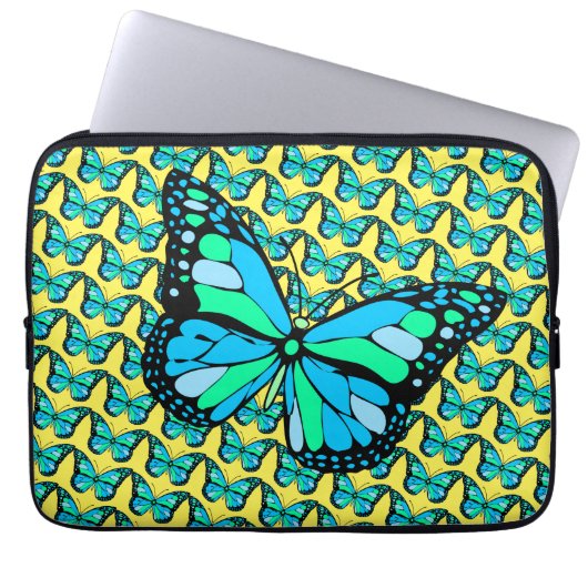 BUTTERFLY-21 LAPTOPSCHUTZHÜLLE (Vorderseite)