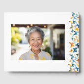 Butterfly 2-Foto-Begräbnisgastronomie Gästebuch (Rückseite)