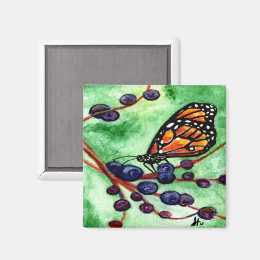 Butterfly 3 Magnet (Vorderseite/Rückseite)