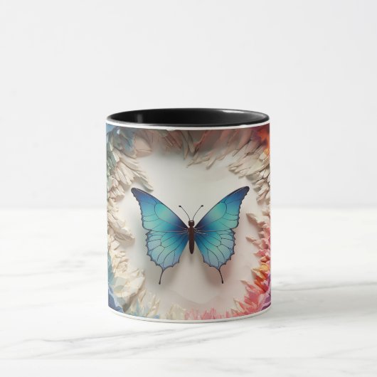 Butterfly 3D Tasse Wrap (Zentrum)