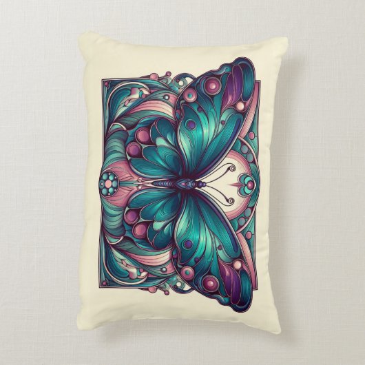 Butterfly 4 dekokissen (Rückseite(Vertikal))