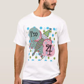 Butterfly 4. Geburtstag - Hemden und Geschenke T-Shirt (Vorderseite)