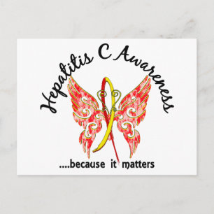 Butterfly 6.1 Hepatitis C Postkarte
