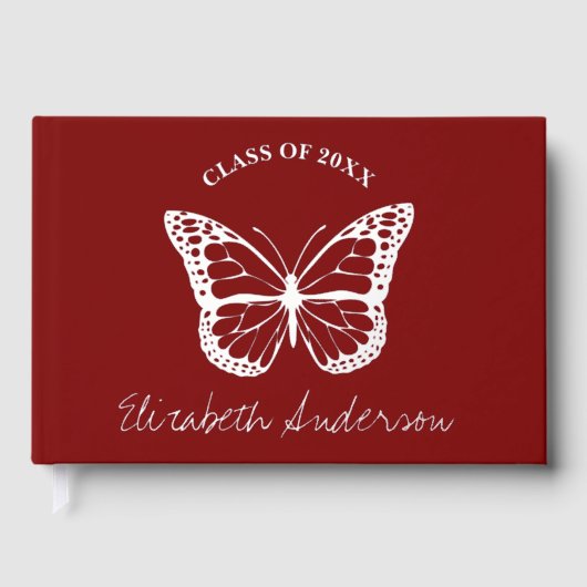 Butterfly-Abschluss Gästebuch (Vorderseite)