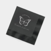Butterfly-Abschluss Servietten Mit Folie (Links)