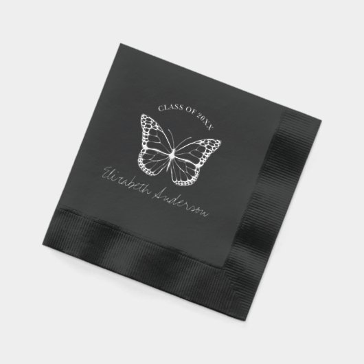 Butterfly-Abschluss Servietten Mit Folie (Links)