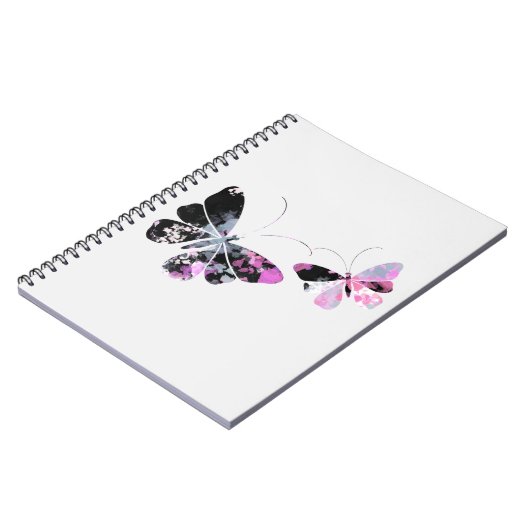 Butterfly Abstrakt Notizblock (Linke Seite)
