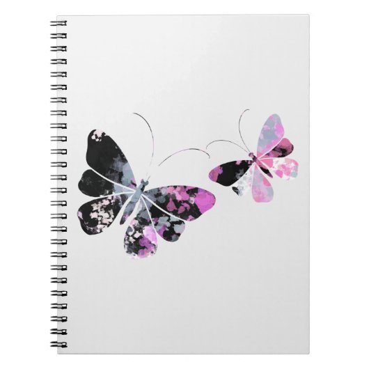 Butterfly Abstrakt Notizblock (Vorderseite)