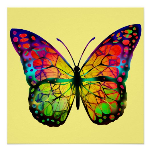 BÜTTERFLY ABSTRAKT POSTER (Vorderseite)