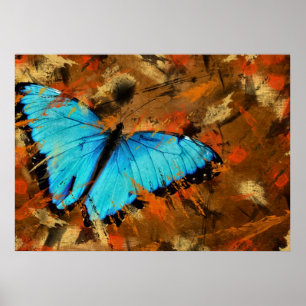 Butterfly Abstrakt Poster