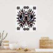 Butterfly Abstrakt Poster (Küche)