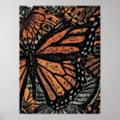 Butterfly abstrakte Kunst Poster (Vorne)