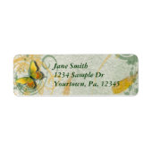 Butterfly-Adressetikett (Vorne)