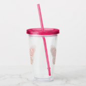 Butterfly Akylic Tumbler Acryltrinkbecher (Links)