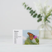 Butterfly - All hail the monarch Visitenkarte (Stehend Vorderseite)