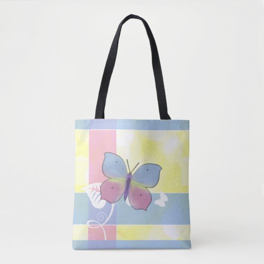 Butterfly - All Over Print Tote Tasche (Vorderseite)