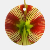 Butterfly Amaryllis Keramik Ornament (Vorne)