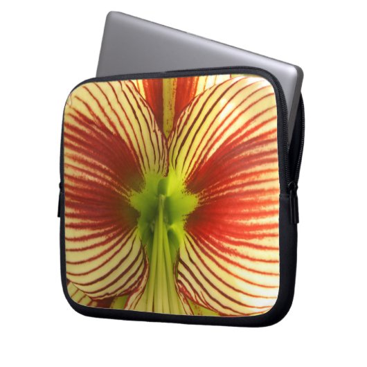 Butterfly Amaryllis Laptopschutzhülle (Vorderseite Links)