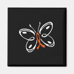 Butterfly Aml Leukemia Bewusstsein Magnet