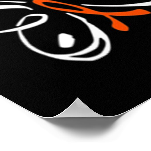 Butterfly Aml Leukemia Bewusstsein Poster (Ecke)