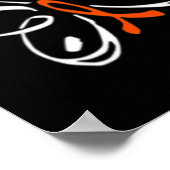 Butterfly Aml Leukemia Bewusstsein Poster (Ecke)