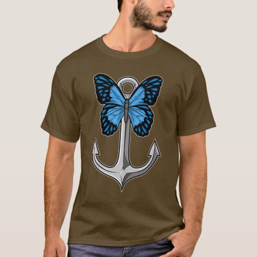 Butterfly Anchor T-Shirt (Vorderseite)