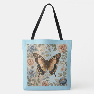 Butterfly and Flowers Garden, Lovely, Classic  Tasche