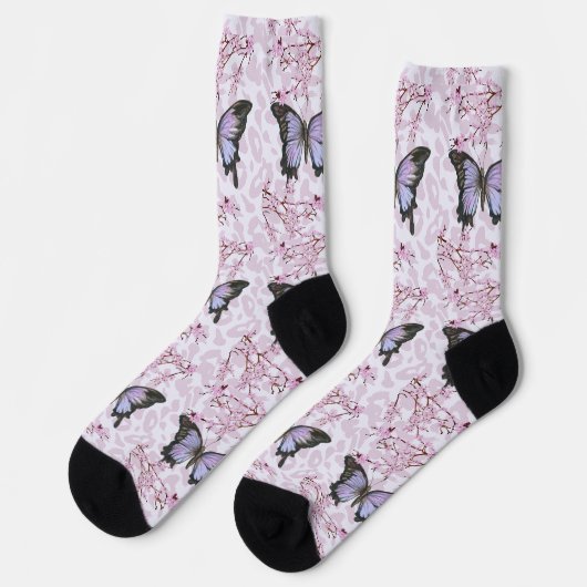 butterfly and pink socken (Linkes Detail)