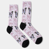 butterfly and pink socken (Rechts)