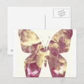 Butterfly Angel Postkarte (Vorne/Hinten)