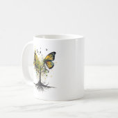 Butterfly Animal Creative Art Kaffeetasse (Vorderseite Links)