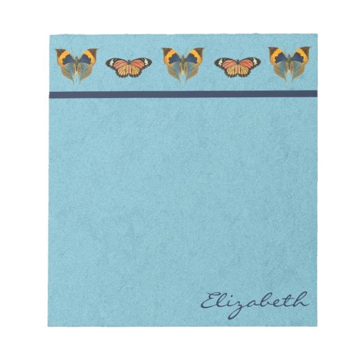 Butterfly-Ansammlung Notepad Notizblock (Vorderseite)