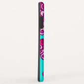 Butterfly aqua pink whimissis Grafik Case-Mate iPhone Hülle (Hinten/Rechts)