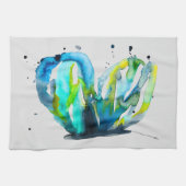 Butterfly Aquarell-Aquarell Geschirrtuch (Horizontal)