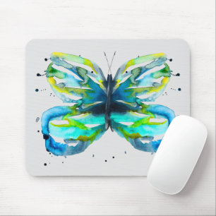 Butterfly Aquarell-Aquarell Mousepad
